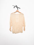 BLUSA SETA STROPICCIATA